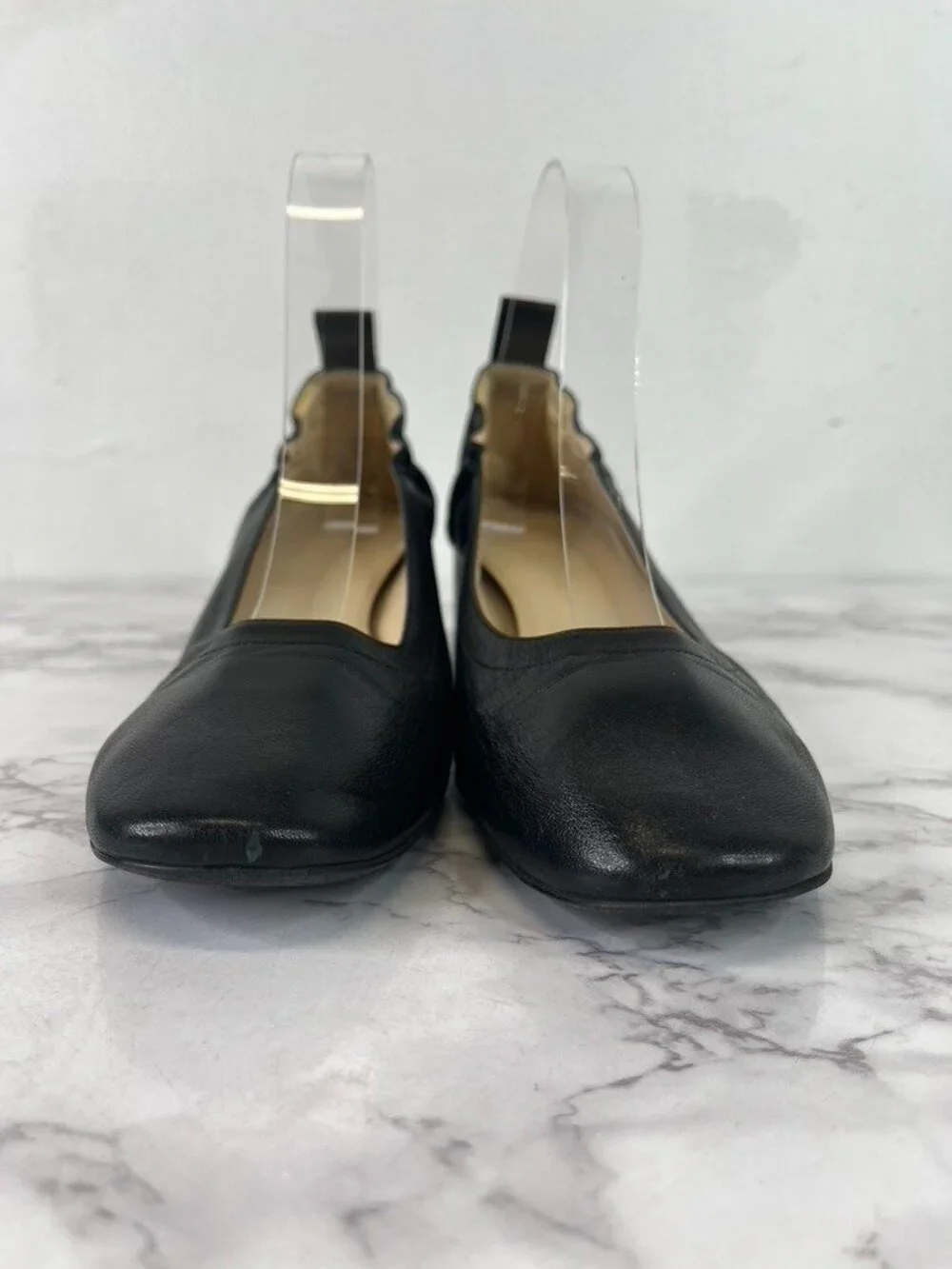 Everlane Women's Black The Italian Leather Day Heel Sz 7.5